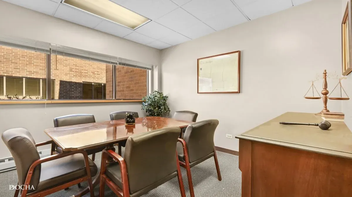 NaperPlace on-site parking and building exterior, Naperville office space